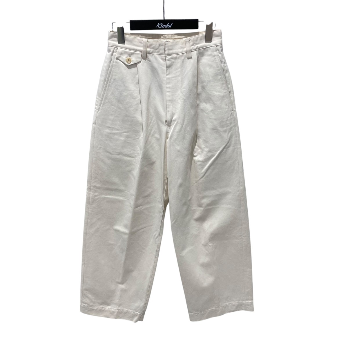 楽天市場】【中古】AURALEE WASHED FINX TWILL EASY WIDE PANTS