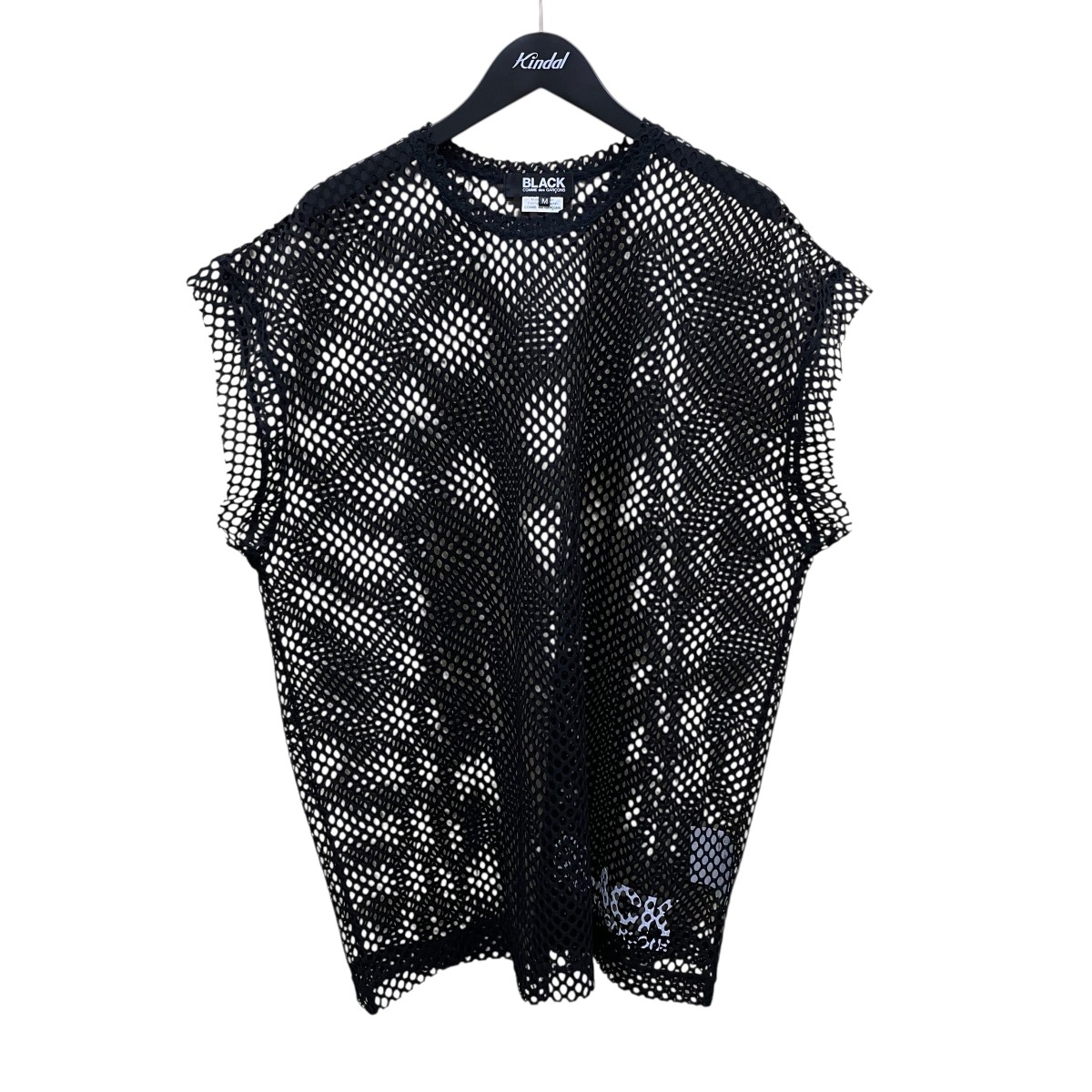 24ss 定番 エステルバイヤス半袖シャツブラックコムデギャルソン