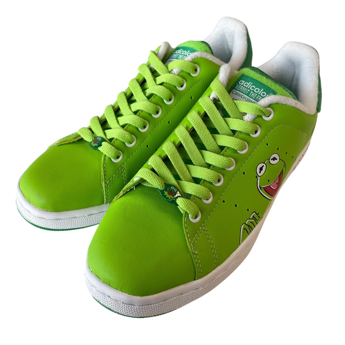 【中古】 adidas x Kermit the Frog Light Green スニーカー 562898 グリーン サイズ：27cm 【価格見直し】