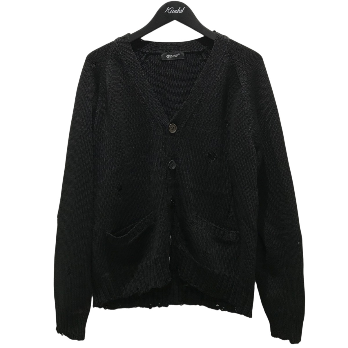 【アンダーカバー】ボロニットカーディガン ダメージ加工ボロニットカーディガン 21SS | UNDERCOVER