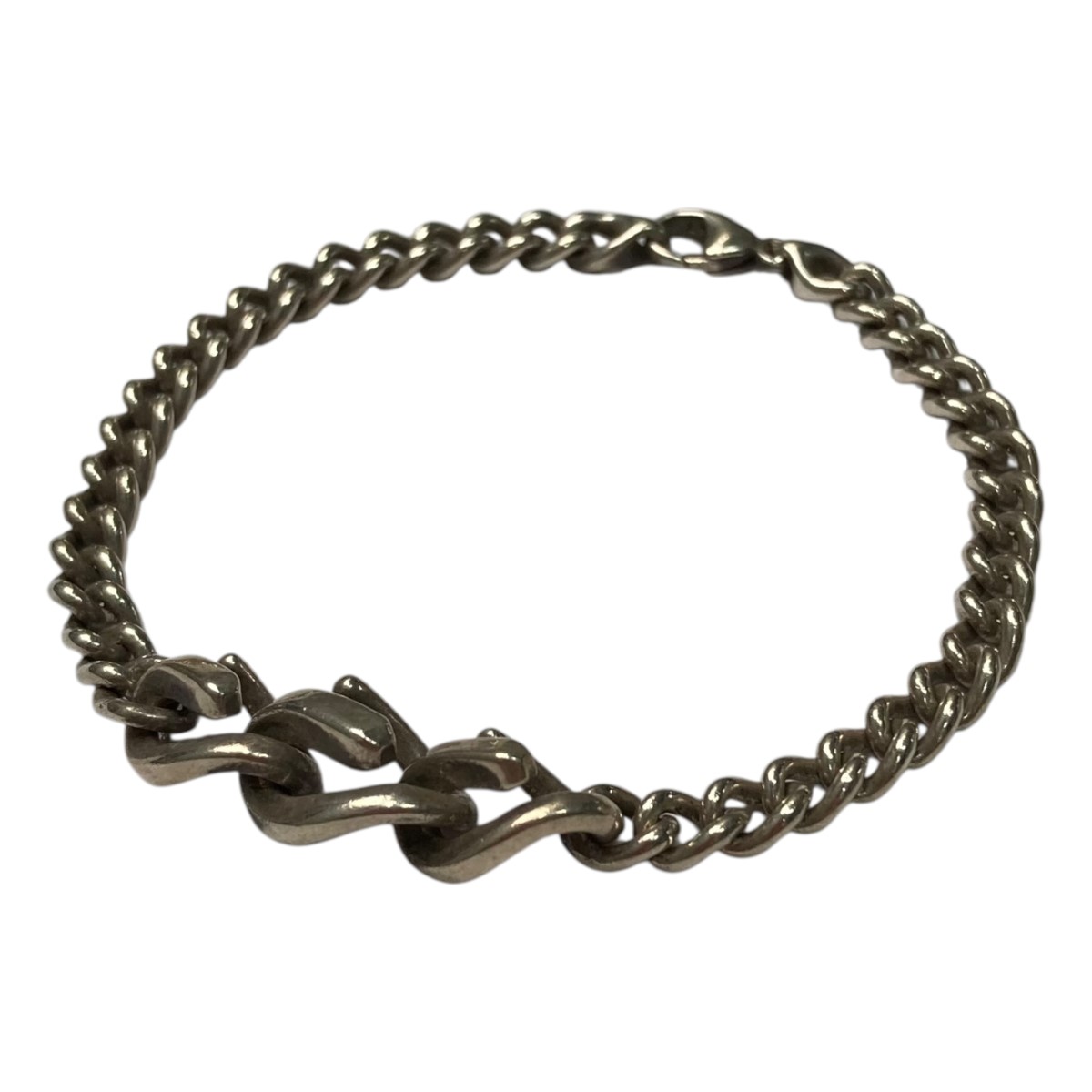 【中古】Tiffany ＆ Co．フォージリンク ブレスレット シルバー サイズ：-【価格見直し】｜ブランド古着のカインドオル