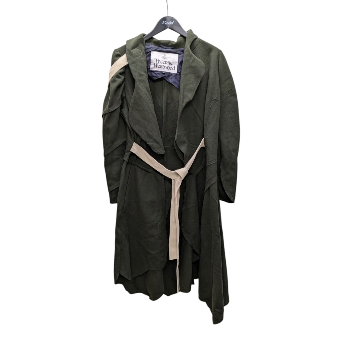 【美品】ヴィヴィアンウエストウッド　ロングコート　ベロア切替　オーブ　グレー 楽天市場】vivienne westwood ロングコート サイズ表記2