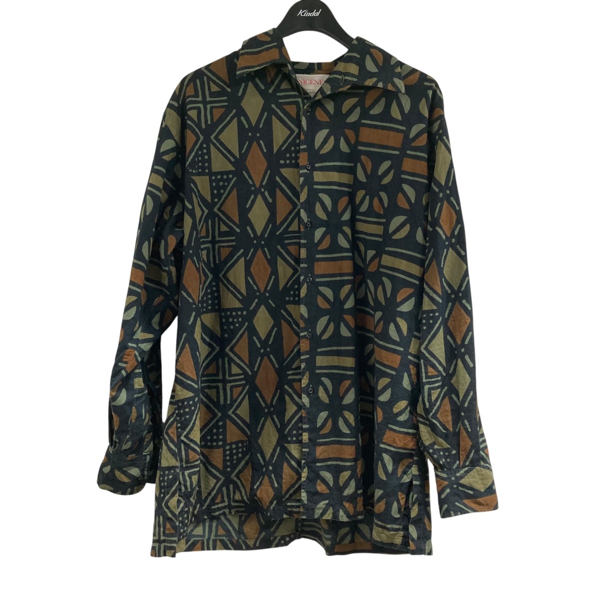 楽天市場】【中古】NICENESS 長袖シャツ ADAMS イエロー×レッド
