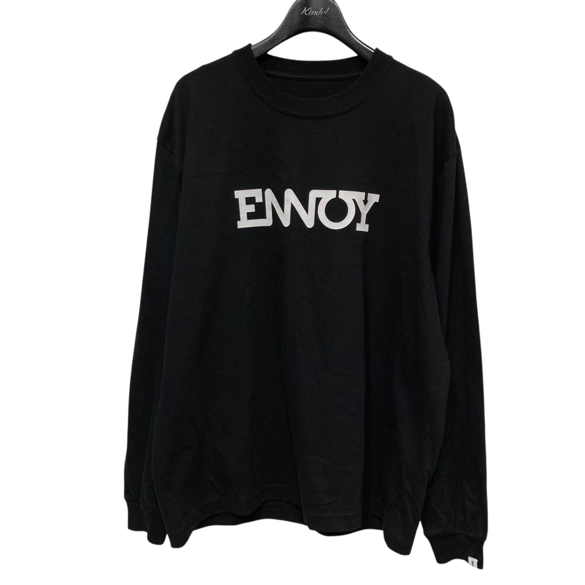 エンノイ ENNOY ロンT ブラック Mサイズ ENNOY(エンノイ) 23SSラバーロゴ長袖TシャツSS23BRENCT03NTL