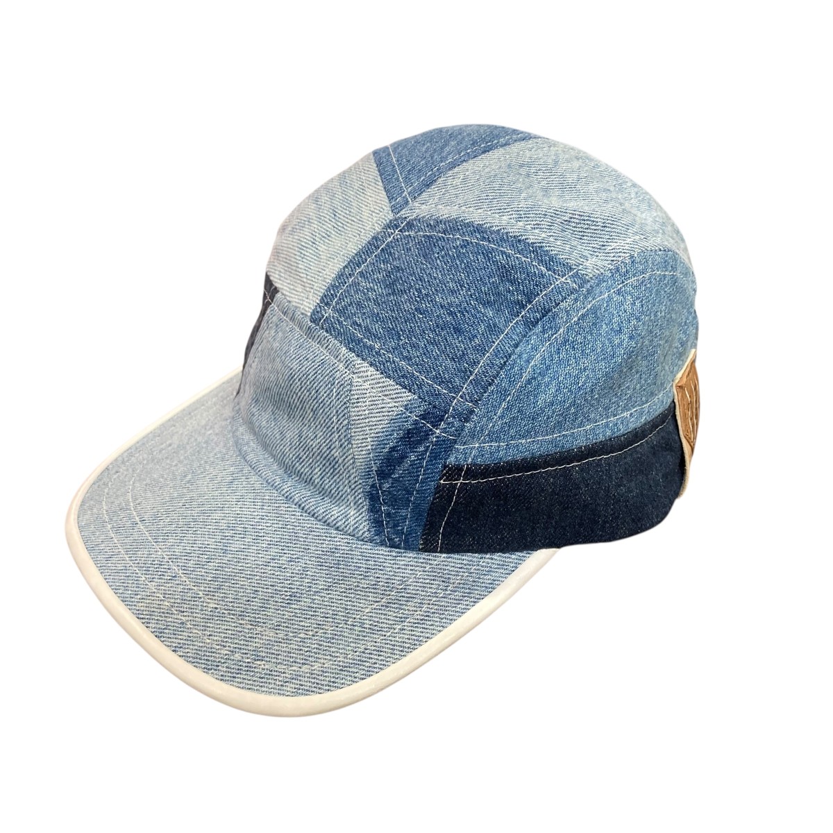 【中古】NIRdenim patchwork cap リメイクデニムキャップ インディゴ サイズ：F【価格見直し】｜ブランド古着のカインドオル