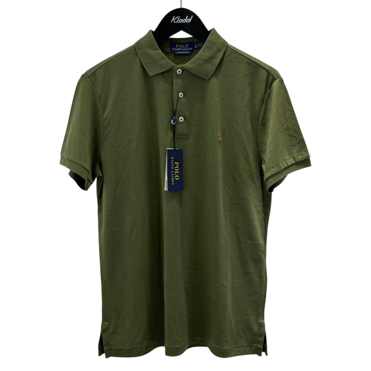 【中古】 POLO RALPH LAUREN　 ワンポイント ポロシャツ カーキ サイズ：S 【170825】（ポロラルフローレン）