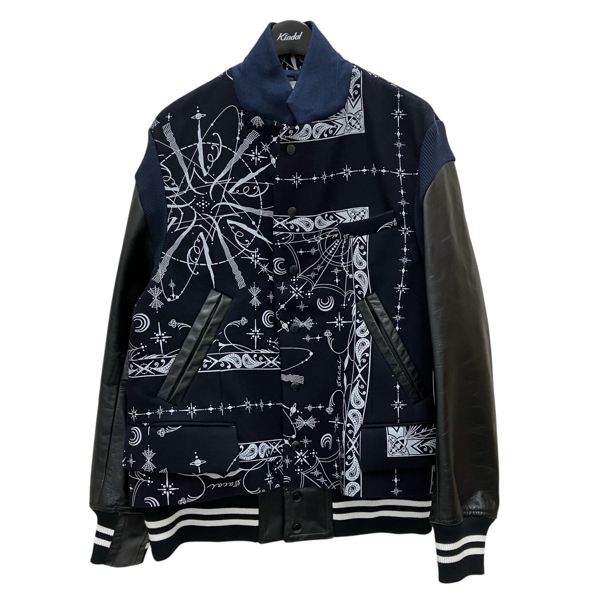 【美品】Sacai 、Dr.Woo バンダナプリント ジャケットMA-1 sacai × Dr.Woo サカイ×ドクターウー BANDANA PRINT MA-1