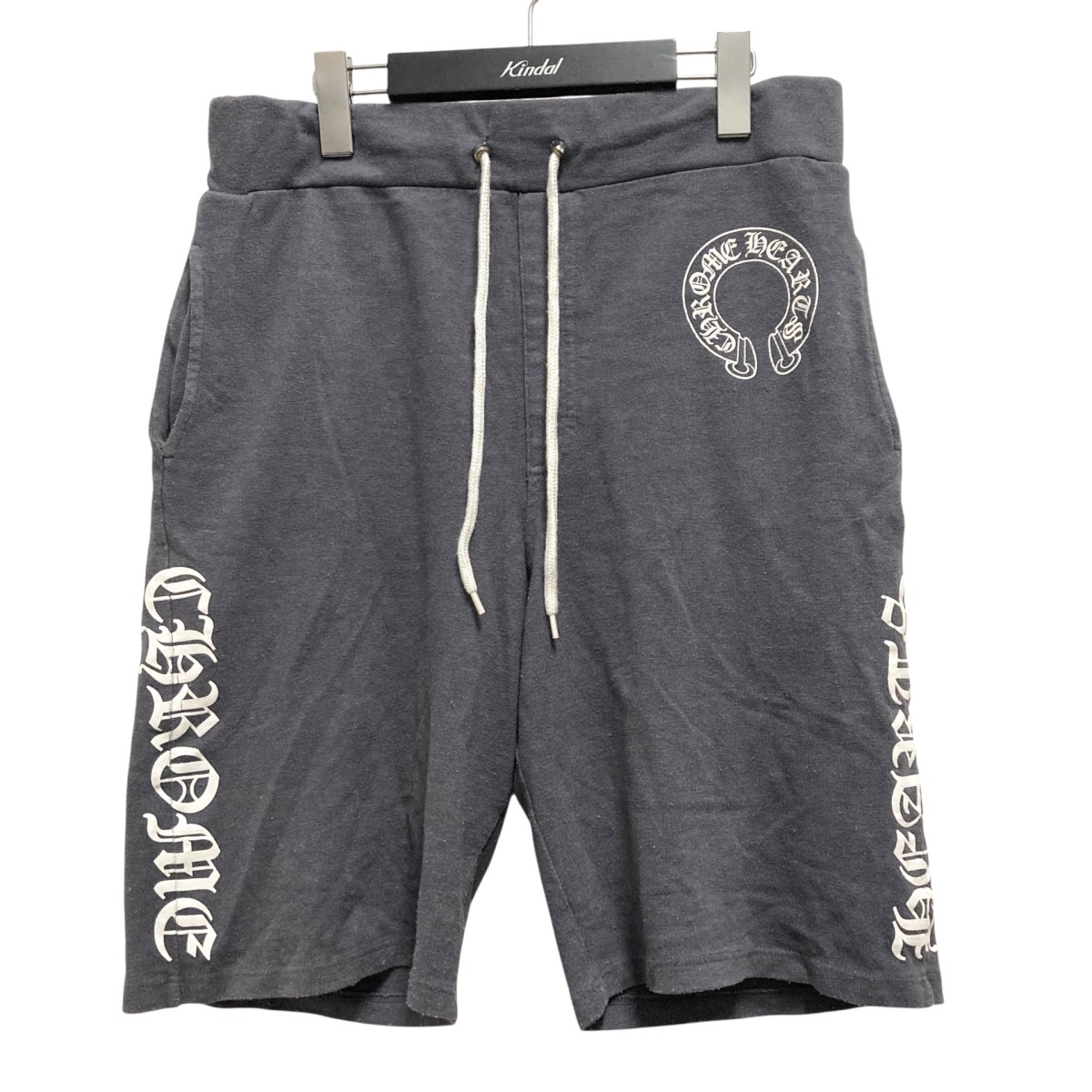 新品未使用 クロムハーツ ynot CHロゴ グレー ハーフパンツ 国内正規品 CHROME HEARTS クロムハーツ Y NOT CH Logo Knit Shorts クロム