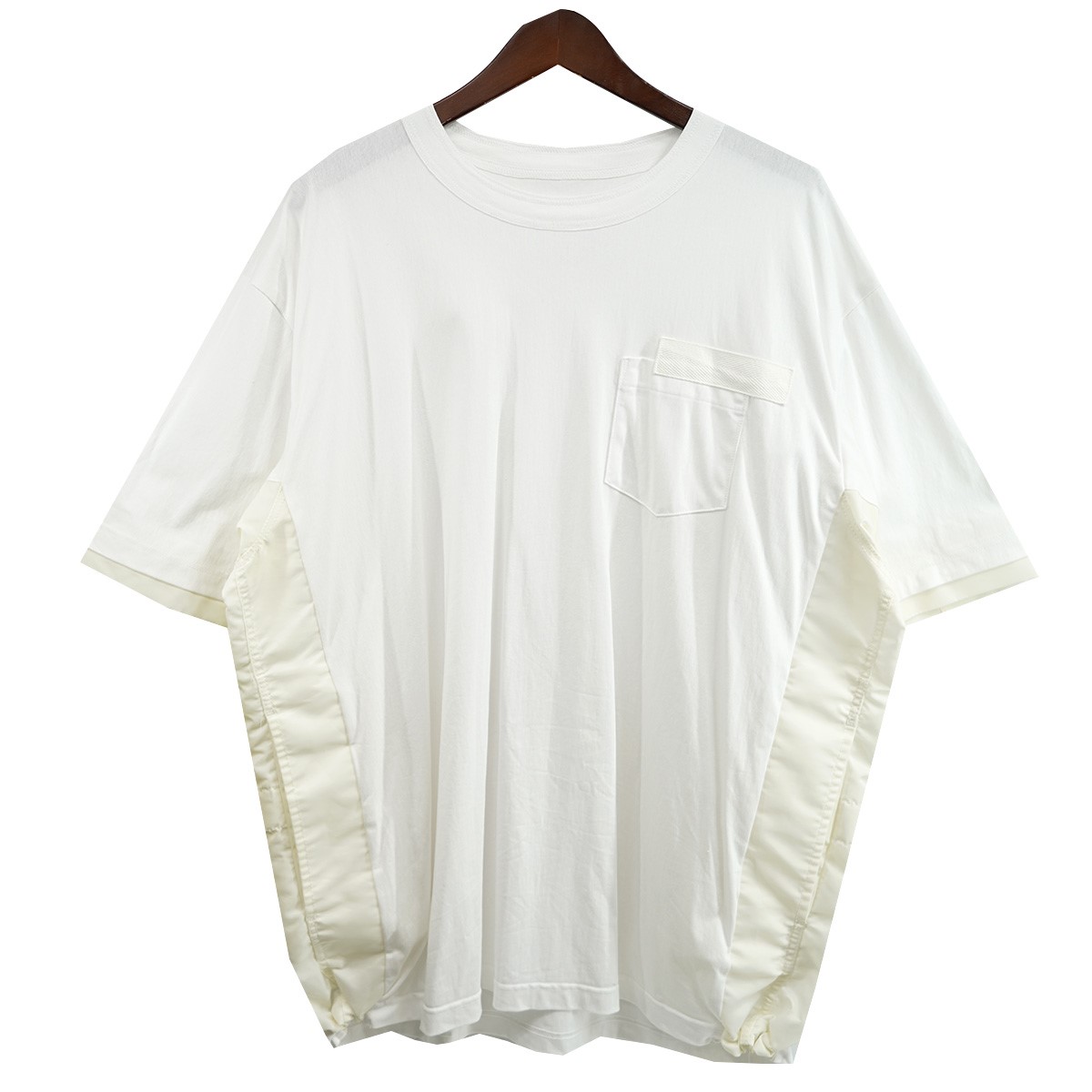 楽天市場】【中古】sacai23SS Nylon Twill x Cotton Jersey L S T