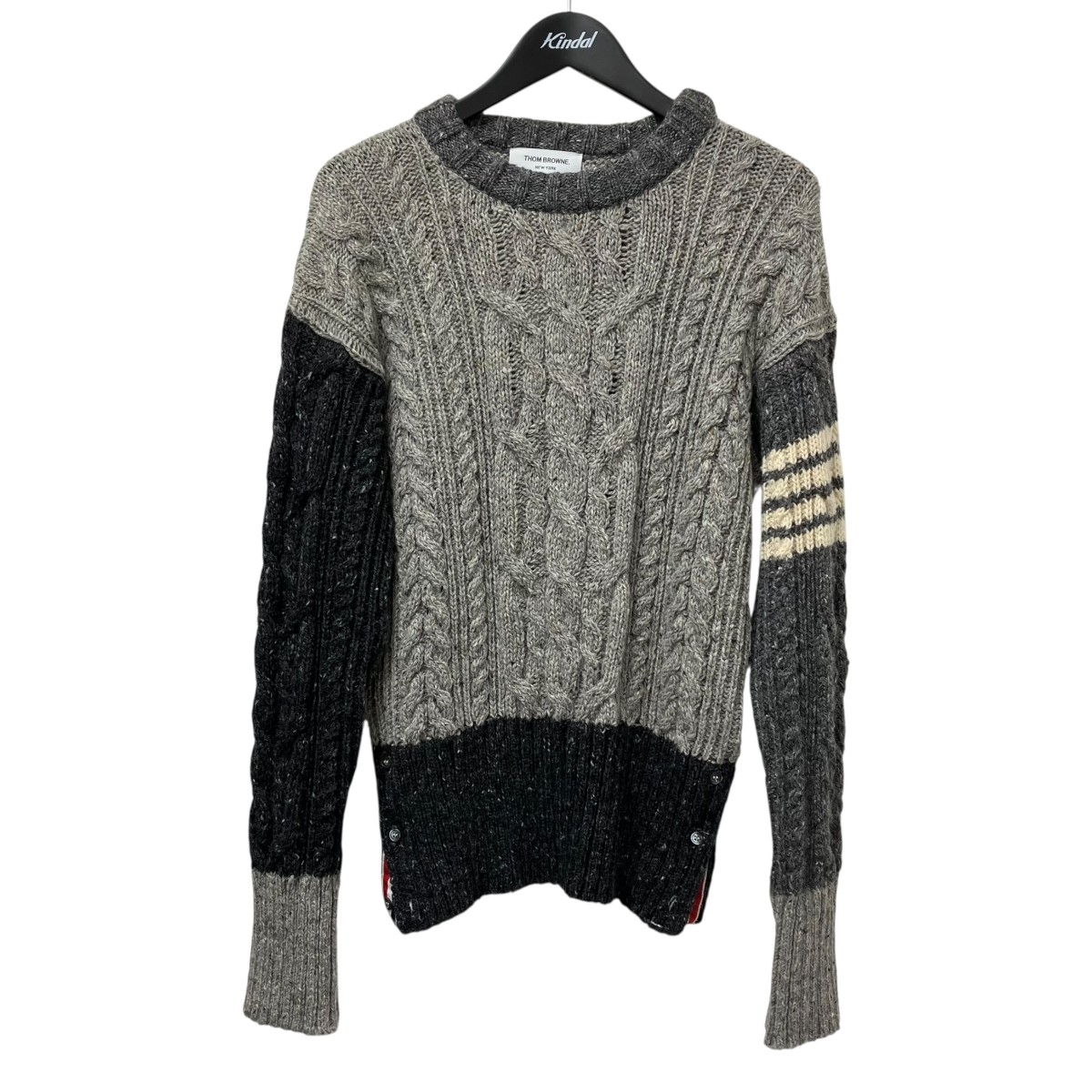 THOM BROWNE グレー ニットベスト Thom Browne ニットベスト 通販 - FARFETCH