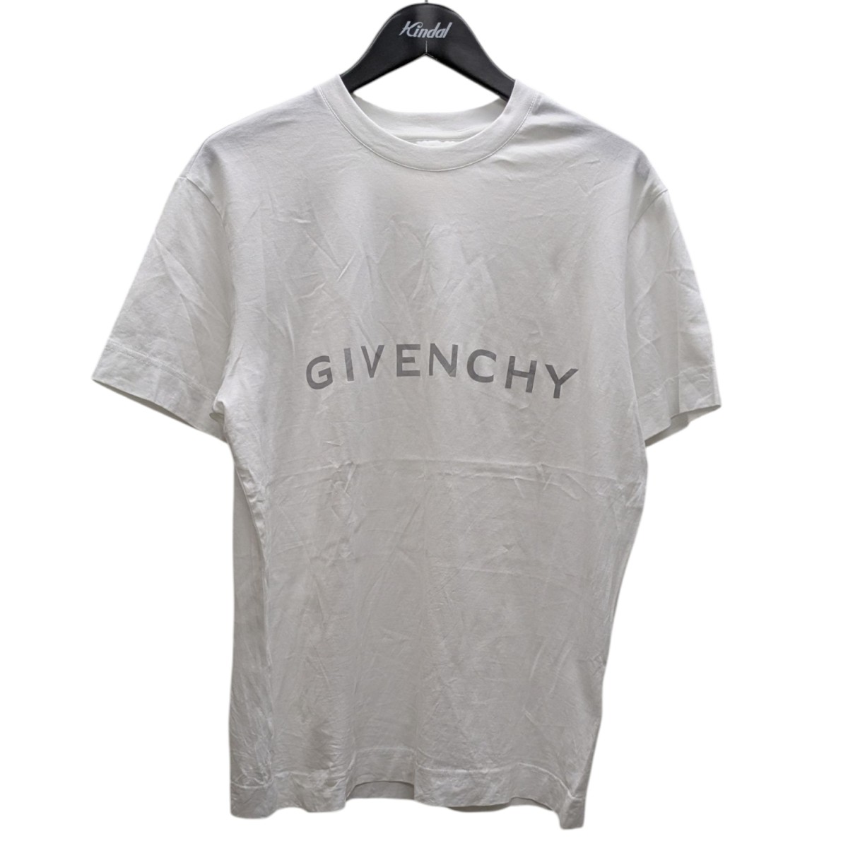 【中古】 GIVENCHY　 プリントTシャツ ホワイト サイズ：L 【100426】（ジバンシィ）