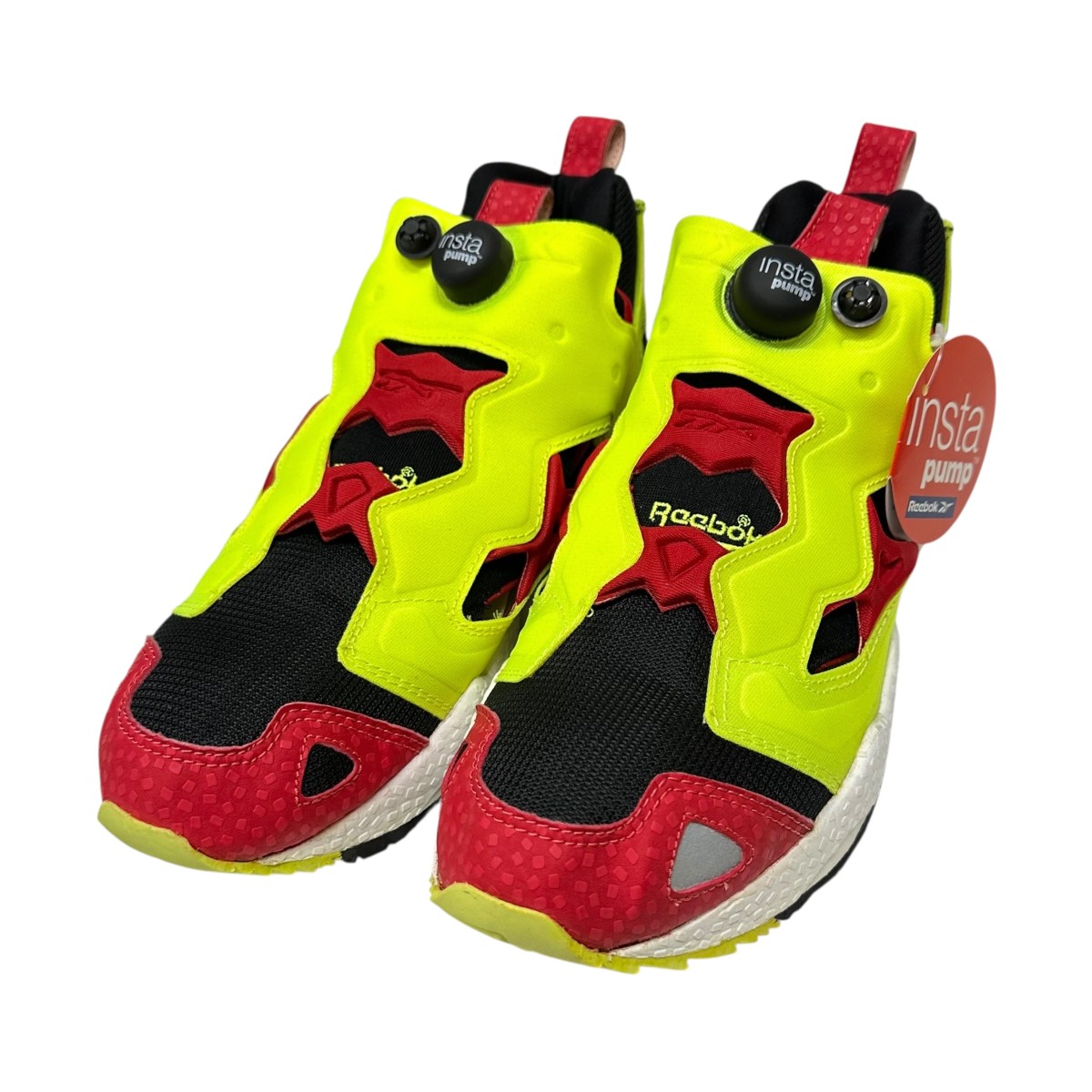 【中古】 REEBOK ポンプフューリー 初代 スニーカー 1-41667 イエロー×レッド サイズ：28.5cm 【価格見直し】
