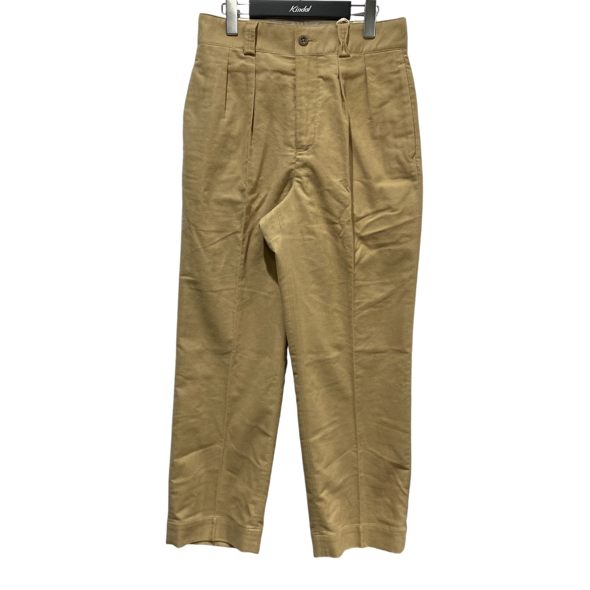 【中古】Tangent タックチノパンツ Tan-14SA-P-23203 ベージュ 大いさ：44 【220825】（切線） メンズファッション-ズボン・パンツ