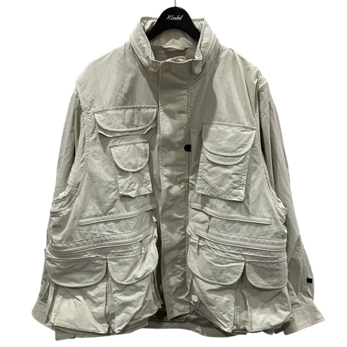 【中古】 DAIWA PIER39 23AW 2WAYジャケット ベスト TECH 2WAY PERFECT FISHING JACKET テック2WAYパーフェクトフィッシングジャケット BJ-25023W エクリュ サイズ：L 【価格見直し】