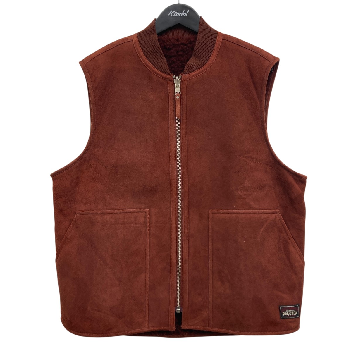 新品同様品　牛柄キルティングベスト　stussy 23ss taeさん専用 新品同様品 牛柄キルティングベスト stussy 23ss taeさん専用