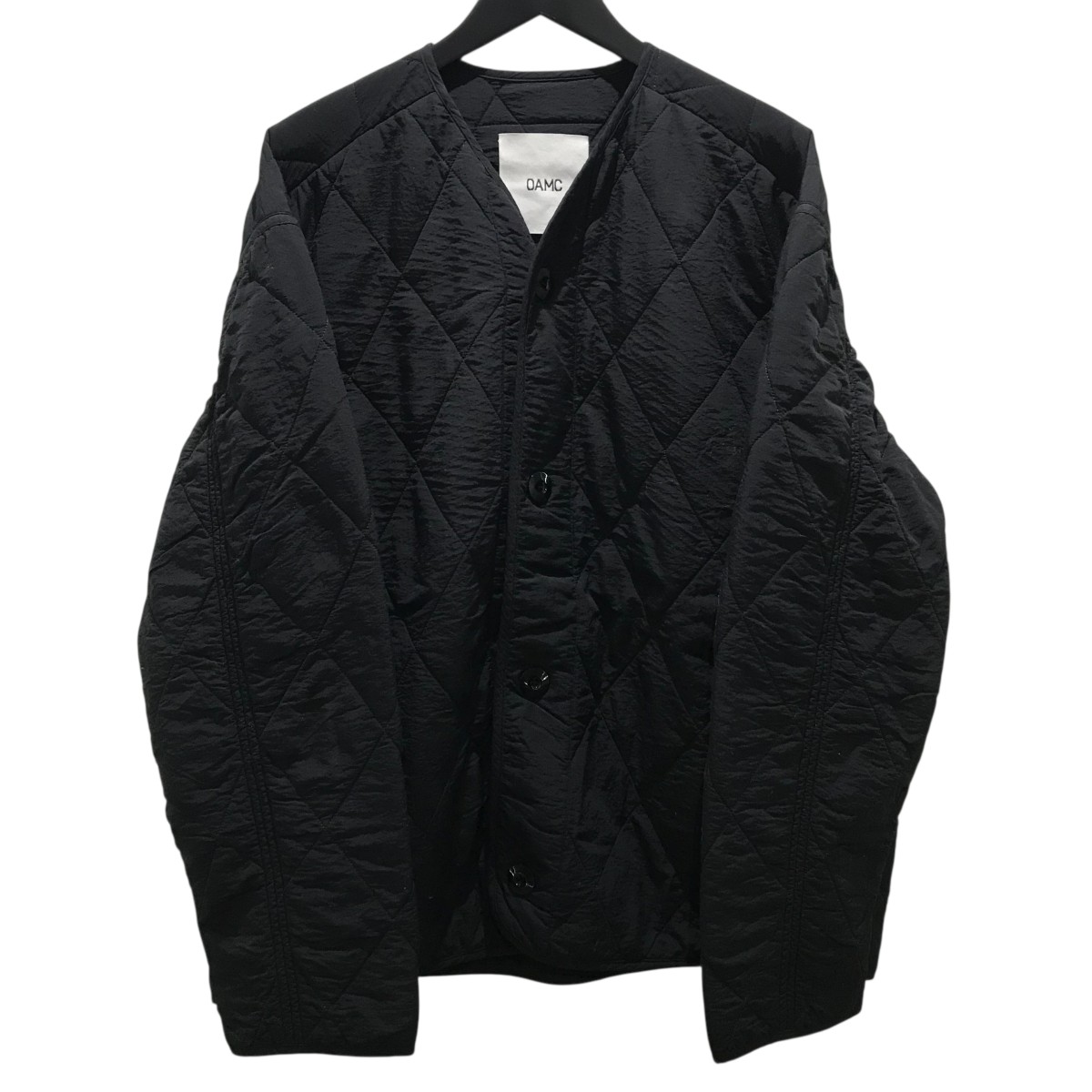 【中古】OAMCキルティングライナージャケット 23E28OAU58 【Combat Liner Quilting Jacket】 ブラック サイズ：M【価格見直し】｜ブランド古着のカインドオル