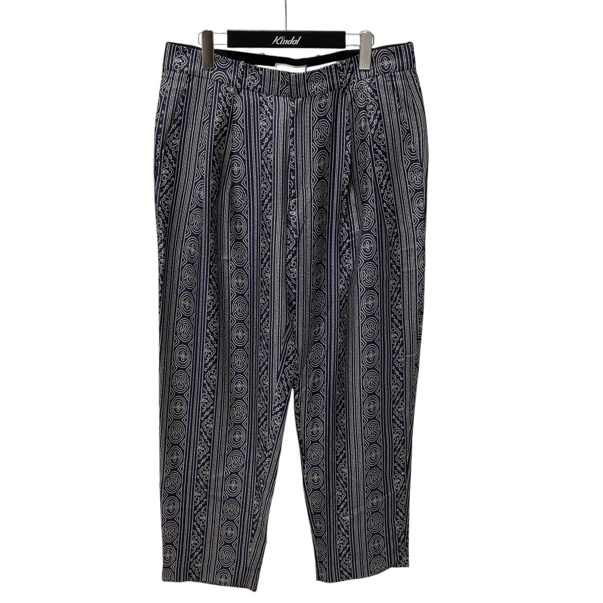 【中古】 KITH 総柄 パンツ 25030060001320 ブラック サイズ：48 【価格見直し】