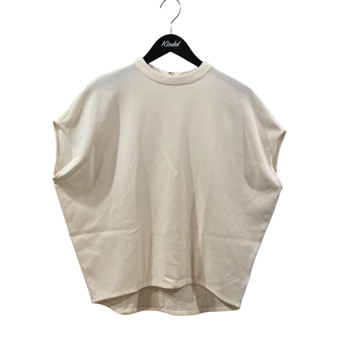 【中古】 SOEJU　 25SS スタンドカラーコクーンブラウス ノースリーブブラウス S-01-SB-063 ホワイト サイズ：M 【310326】（ソージュ）