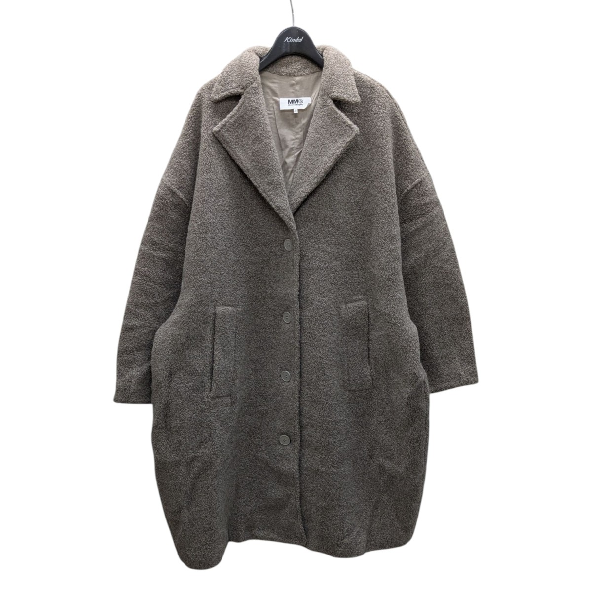 マルタン・マルジェラ⑥ 黒 ウールコート サイズ40 マルタン・マルジェラ⑥ 黒 ウールコート サイズ40 三越伊勢丹