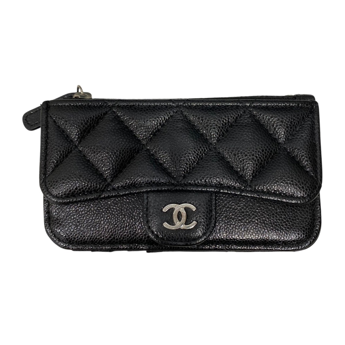 【中古】\u003cBR\u003eCHANEL\u003cBR\u003eクラシックジップカードケース AP2570 黒いこと\u003cBR\u003e【通貨価値思いなおす】