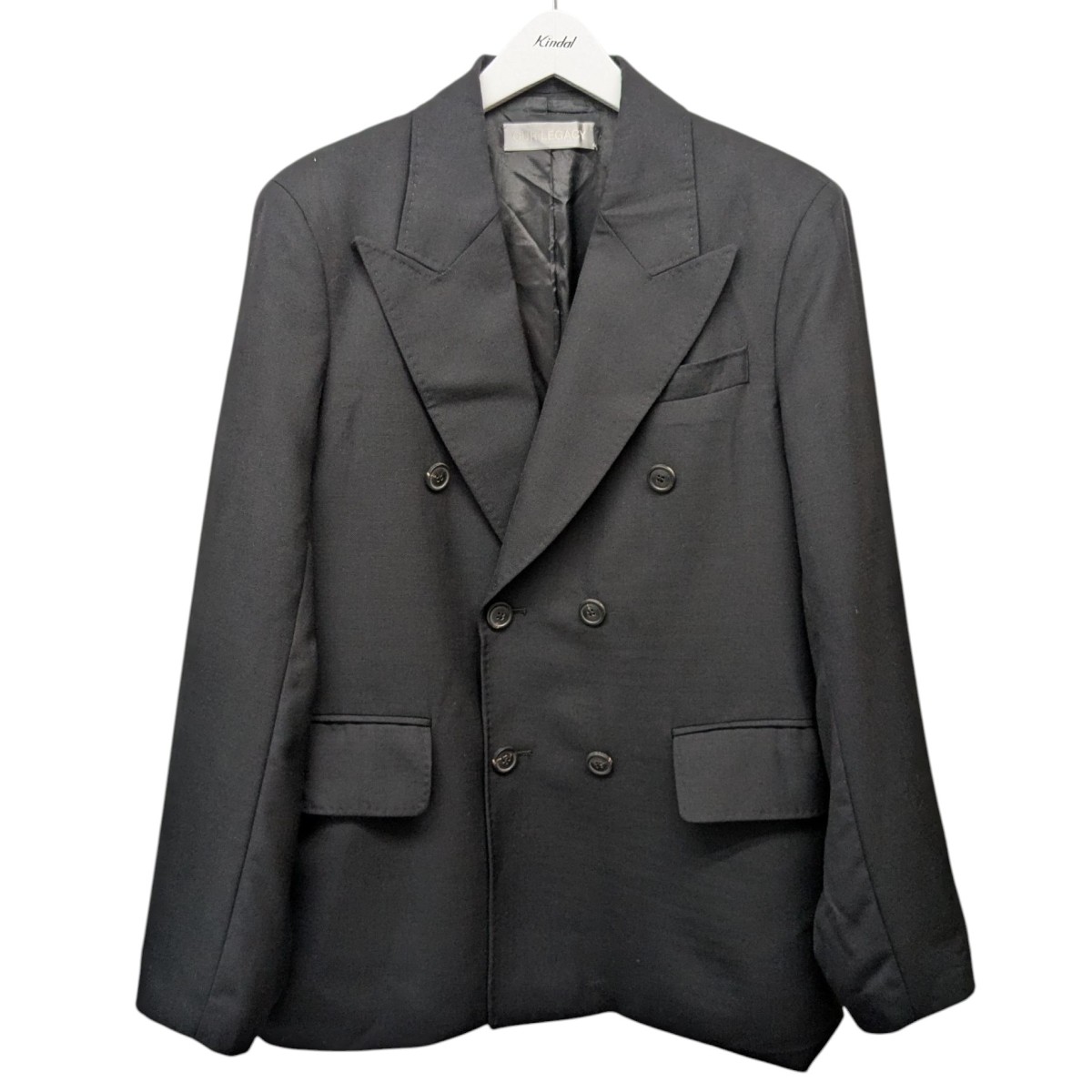 【定価15.4万】OUR LEGACY MANTA COAT 40 ブラック 定価15.4万】OUR LEGACY MANTA COAT 40 ブラック