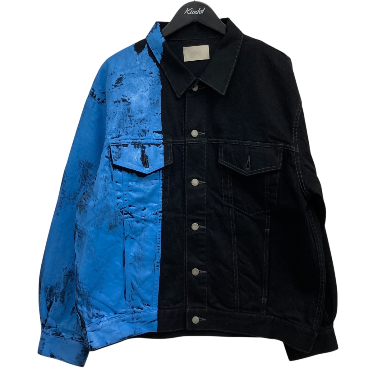 【YOKE】23SS GOAT LEATHER ZIP BLOUSON YOKE - 【残り一点】Cracked Goat Leather Car Coat | ACRMTSM