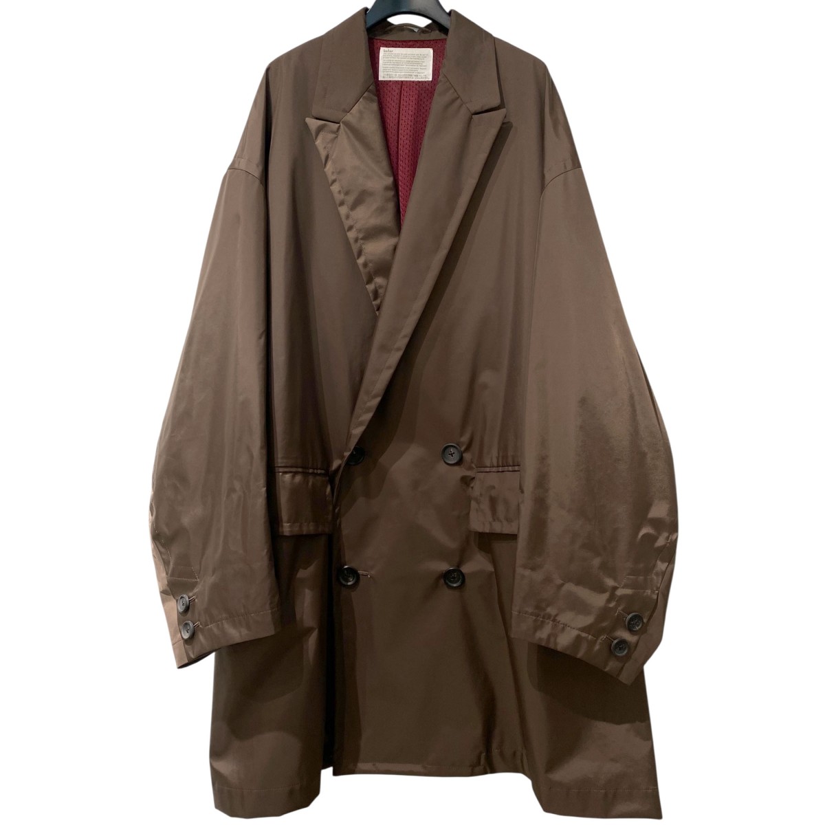 kolor アシンメトリーコート kolor 19aw ラギットサージ アシンメトリーコート グレー サイズ