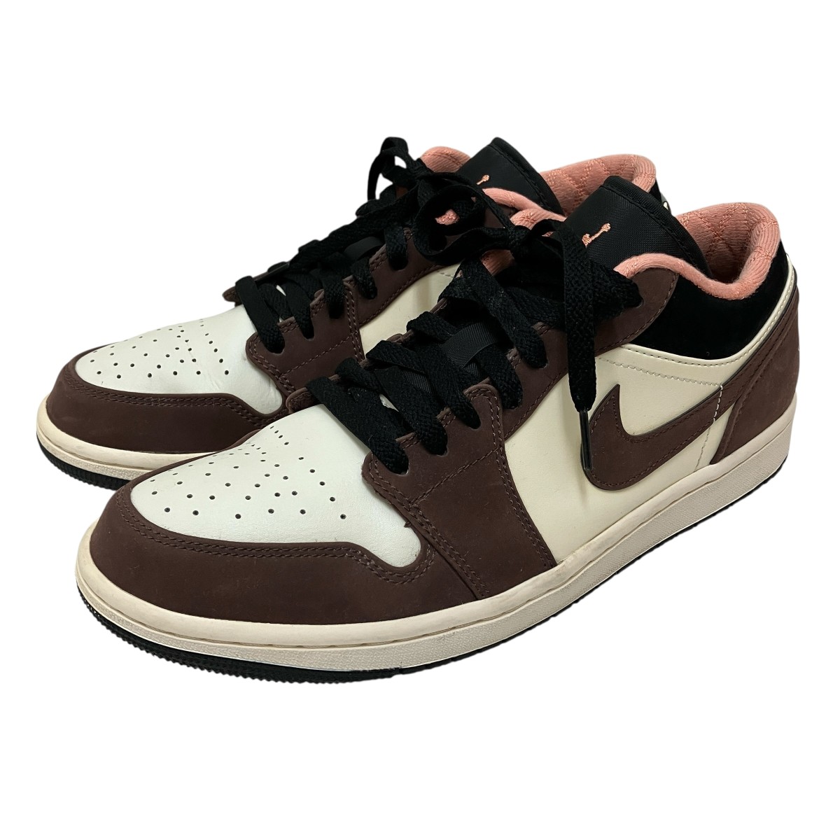 【中古】 NIKE　 AIR JORDAN 1 LOW SE ローカットスニーカー DC6991200 ブラウン サイズ：27.5cm 【010925】（ナイキ）