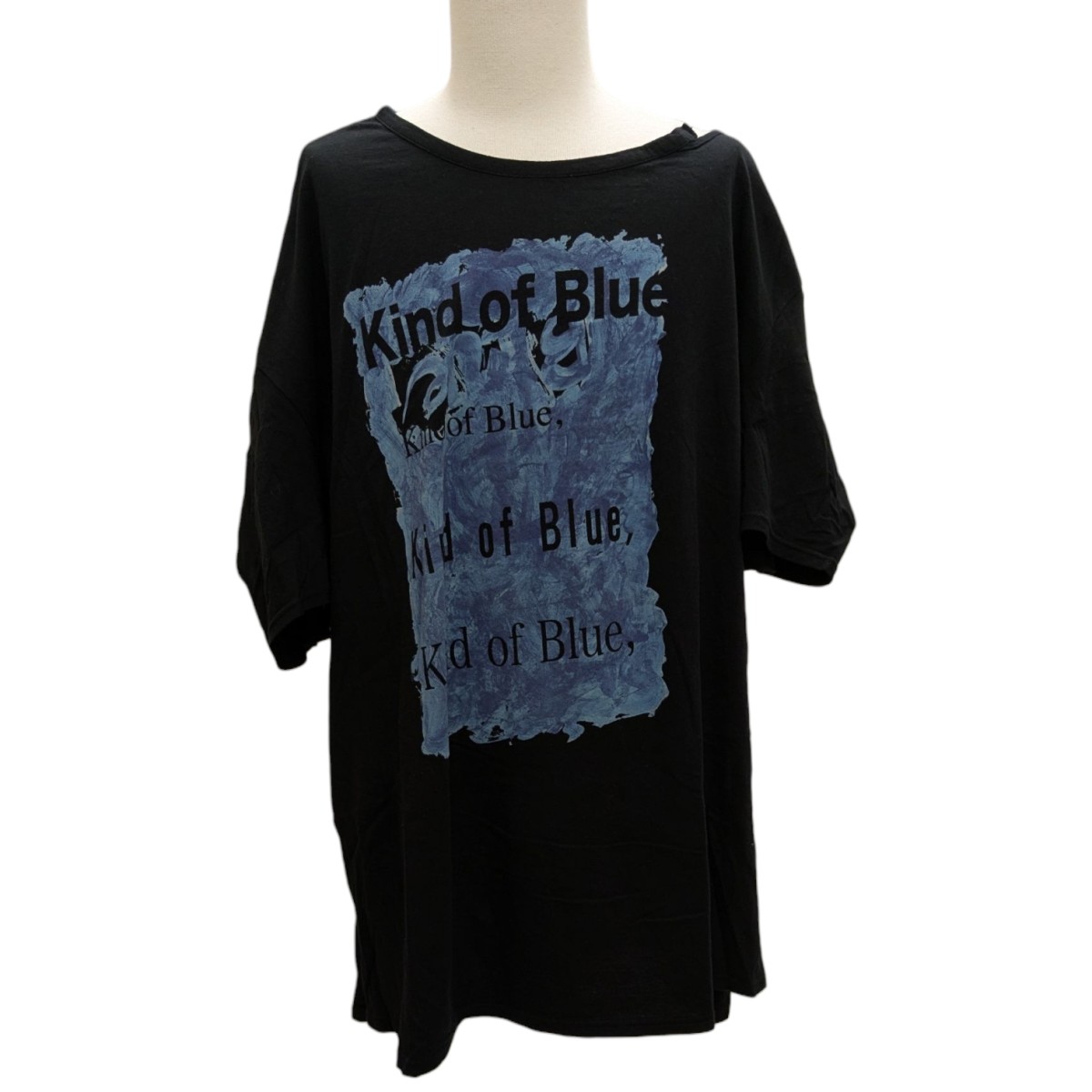 【中古】YOHJI YAMAMOTO Super Blue うつり変わりプルオーバー 黒いこと 【170426】（ヨウジヤマモト）