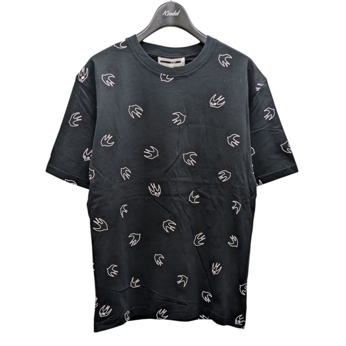 【中古】\u003cBR\u003eMCQ\u003cBR\u003eロゴタイプ刷り上げるＴシャツ 黒いこと 大いさ：XS\u003cBR\u003e【通貨価値思いなおす】