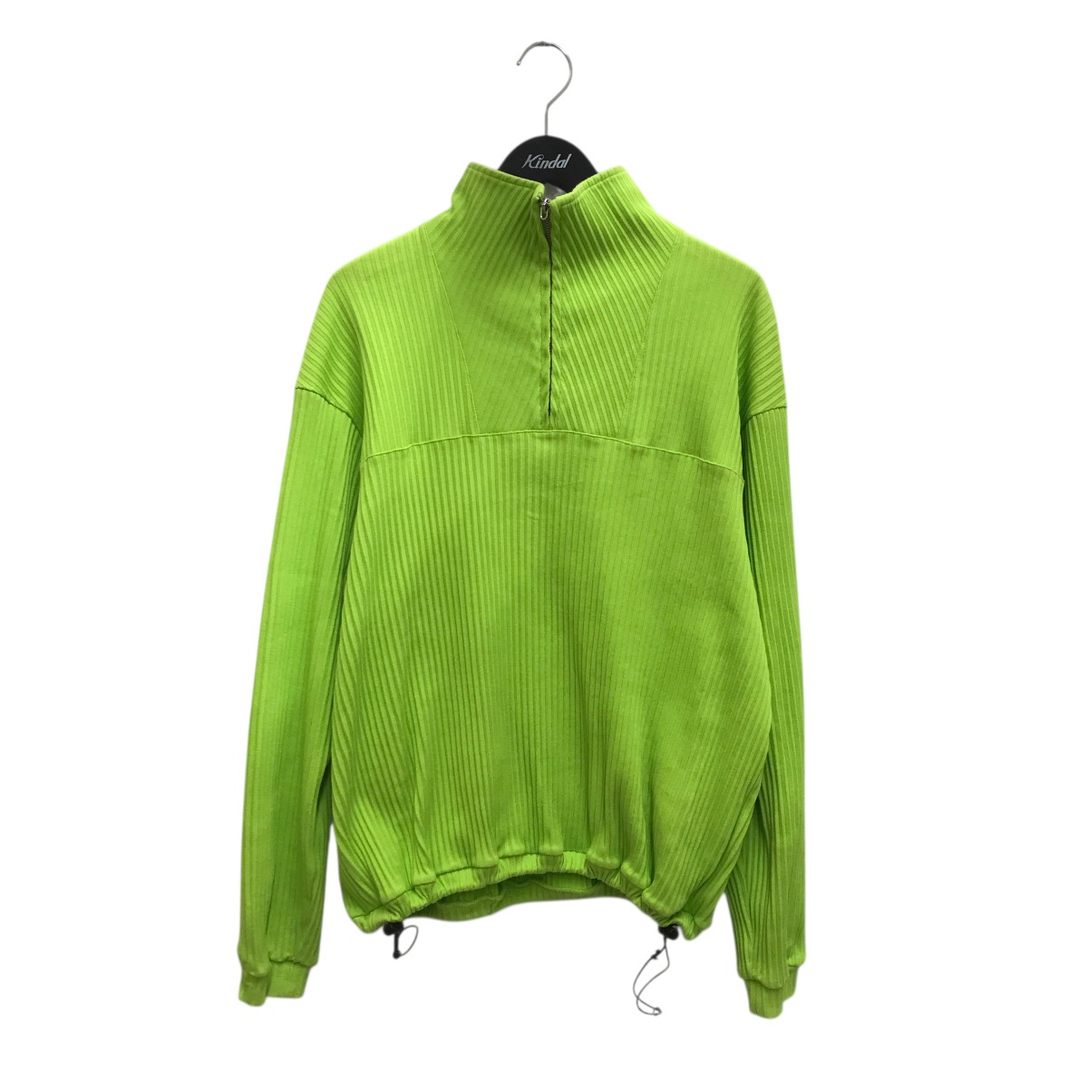 【中古】 Ernie Palo Rib Harf Zip P O ハーフジップスウェット EP02CT03 ネオンイエロー サイズ：46 【価格見直し】