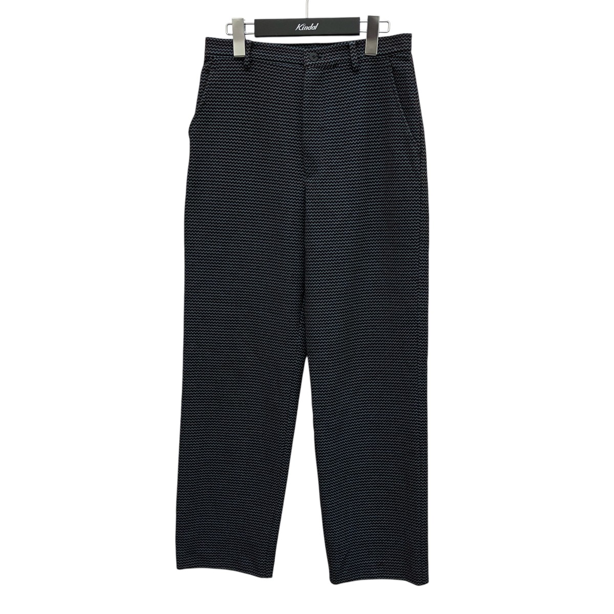 人気☆美品☆スティーブンアラン 2プリーツモアテーパードパンツ L 黒