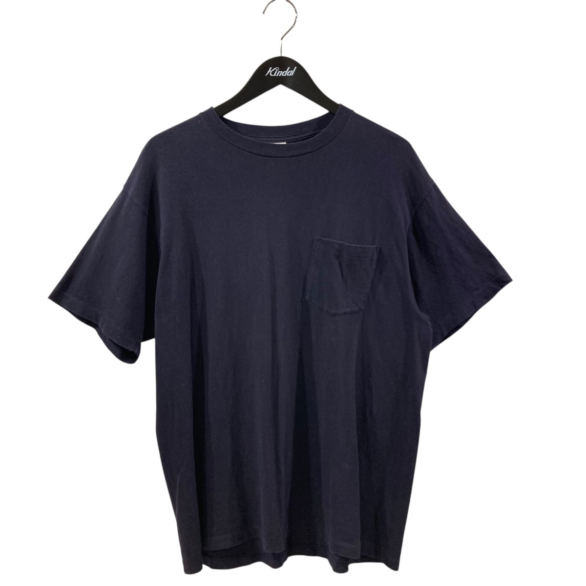 【中古】 COMOLI 23SS 半袖Tシャツ X01-05015 ネイビー サイズ：4 【価格見直し】