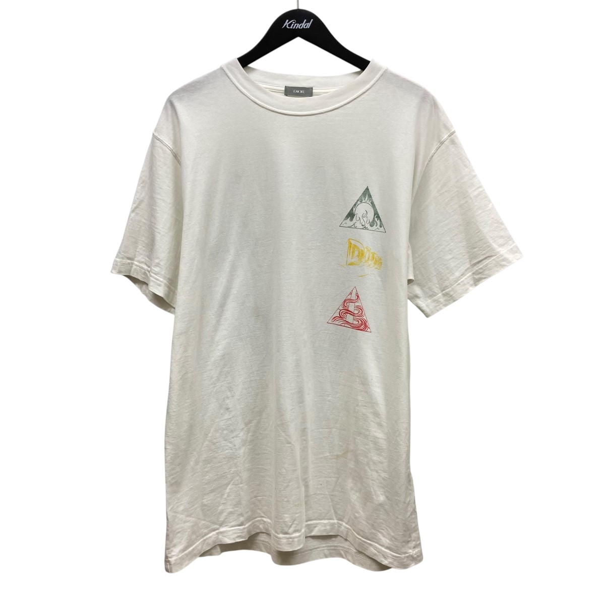 【中古】DIOR 23AW アステロディオールプリントプルオーバー 393J696D0817 白いこと 大きさ：L 【130526】（クリスチャンディオール）
