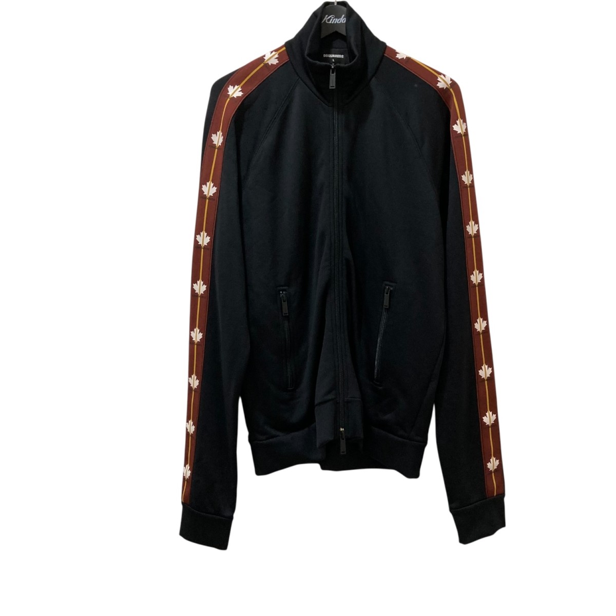 2024年作品 DSQUARED2 フェイクレザートラックジャケット adidasフェイクレザーアディカラースリーストライプス - メルカリ