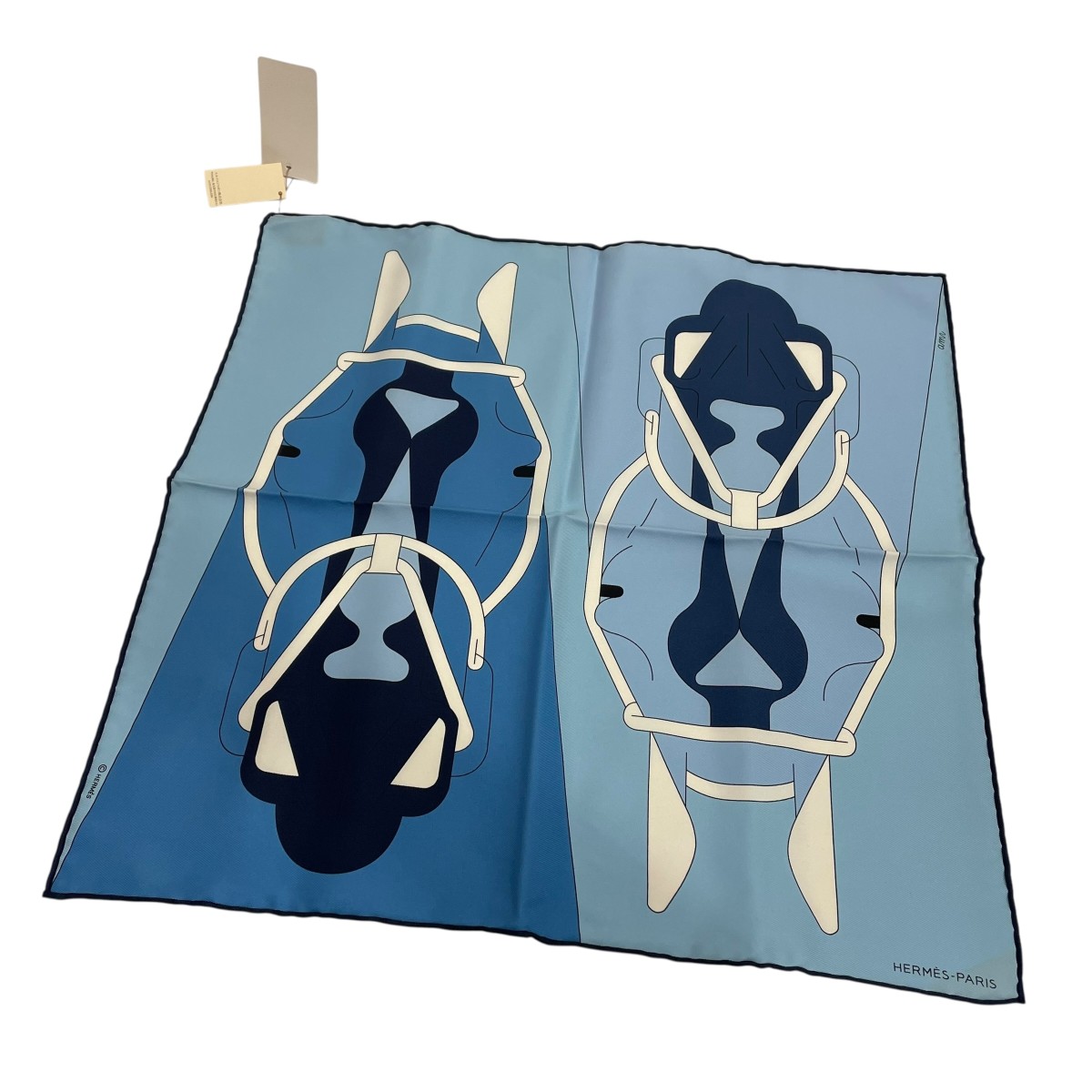 楽天市場】HERMES エルメス タイスカーフ アスコットタイ 馬 ボルドー