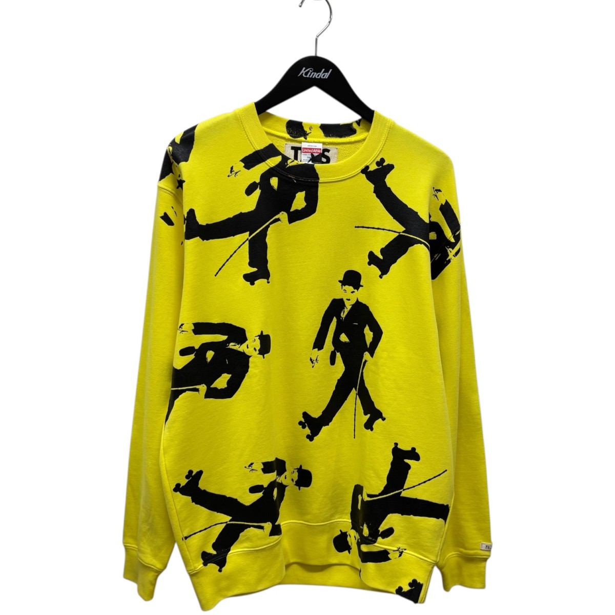 【中古】\u003cBR\u003eTSTS\u003cBR\u003eCHARLIE CHAPLIN SWEAT SHIRT YELLOW 流汗 23AMM0101 黄色 大きさ：L\u003cBR\u003e【必要経費思いかえす】