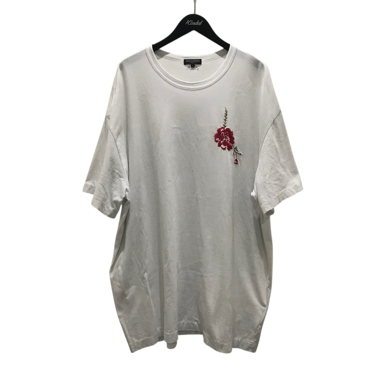 コムデギャルソン オム プリュス 22ss 薔薇刺繍 tシャツ COMME des GARCONS HOMME PLUS(コムデギャルソンオムプリュス