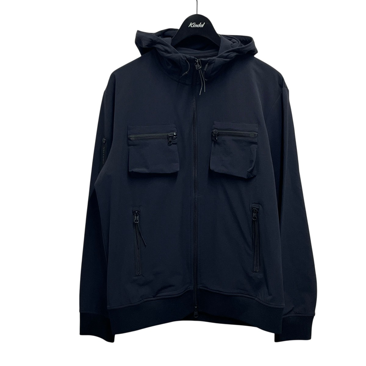 【中古】 BRIEFING STORMFLEECE PARKA ｼﾞｯﾌﾟｱｯﾌﾟﾊﾟｰｶｰ BRG243M59 ブラック サイズ：M 【価格見直し】