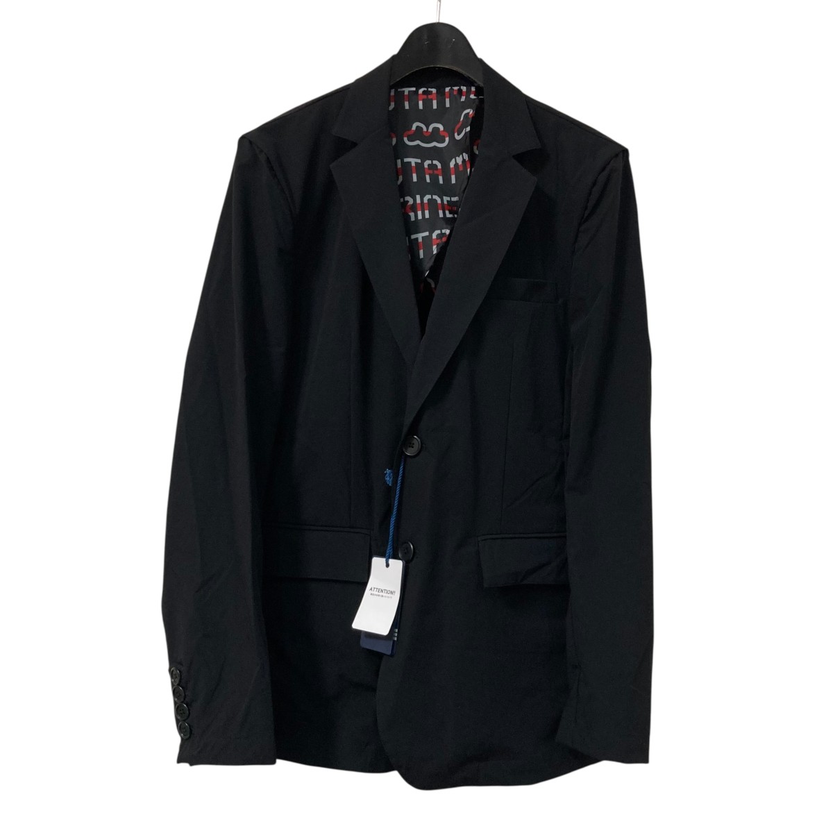 【中古】ROYAL FLASH×muta MARINESARASARA JACKET テーラードジャケット muta 25104 ブラック【価格見直し】|ブランド古着のカインドオル