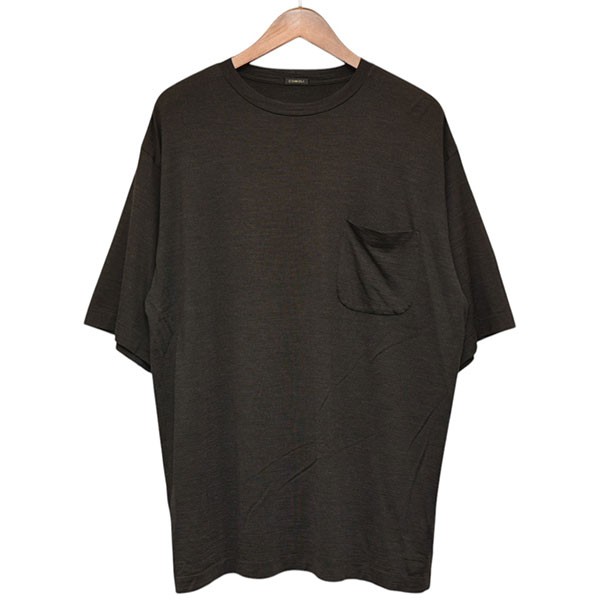 COMOLI コモリ 24SS サマーウールTシャツ ボーダー サイズ3 C O M O L I _ サマーウール 半袖Tシャツ ( Border ) | Tronica