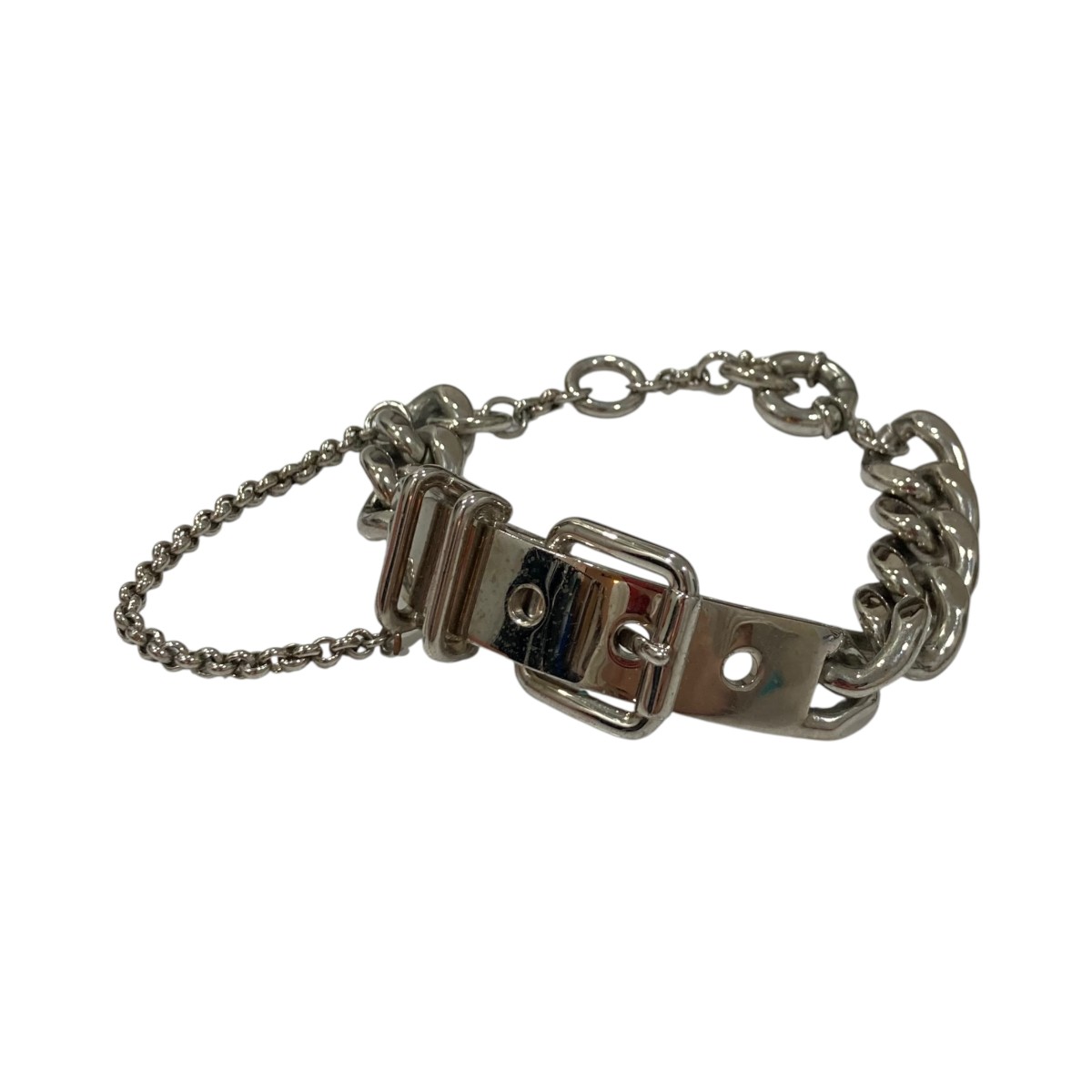 【中古】 ACNE STUDIOS Buckle Chain Bracelet バックルチェーンブレスレット シルバー 【価格見直し】