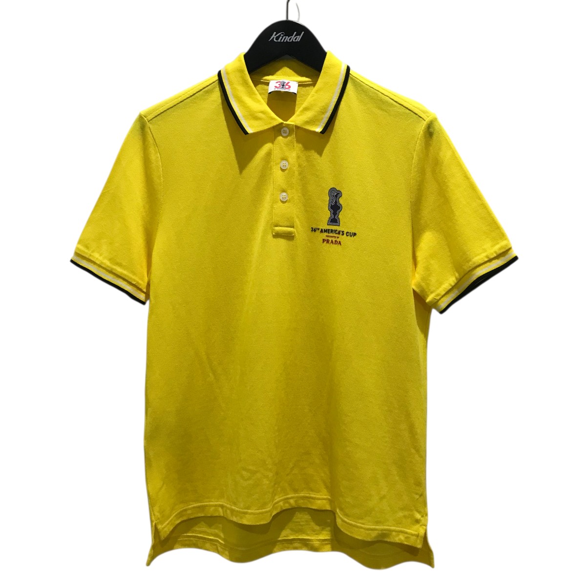 PRADA ポロ Black Piqué polo shirt | PRADA