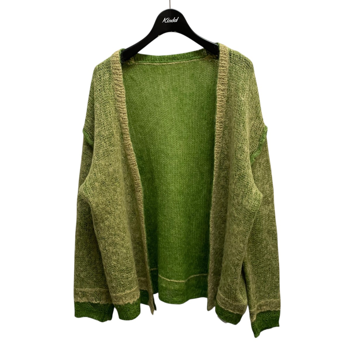 楽天市場】【中古】PERVERZEモヘヤ混 ボーダーニットセーター