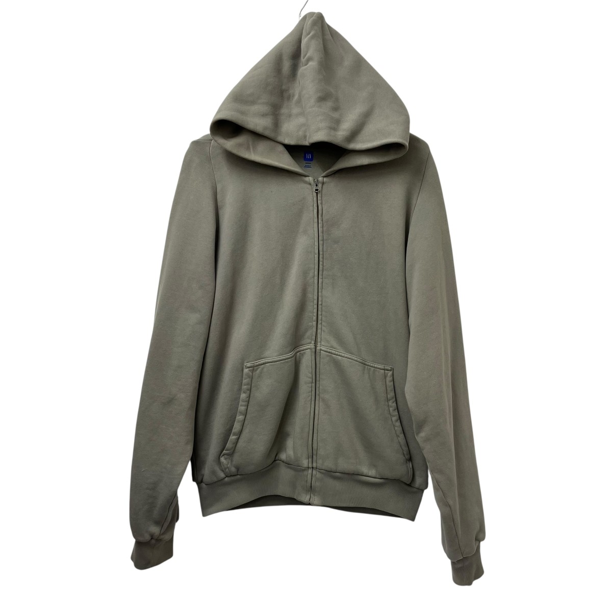 yeezy gap XS ジップアップ パーカー ダークグレー イージー Yeezy x Gap Zip Up Exclusive Hoodie Dark Grey メンズ - SS22 - JP