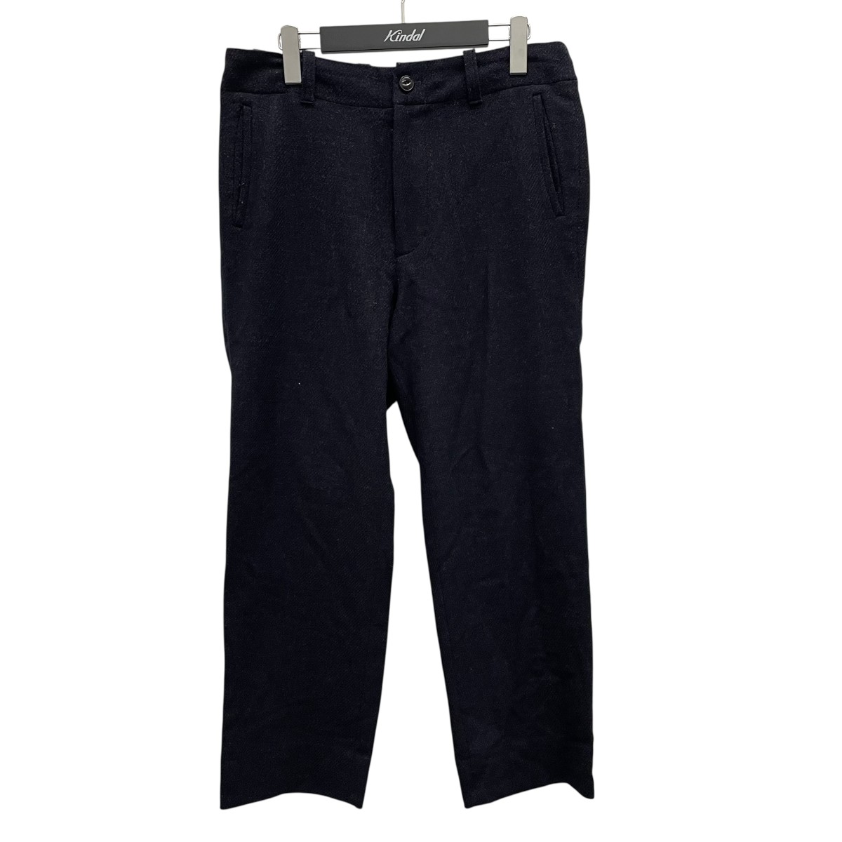 【中古】 ARTS＆SCIENCE　 ウールパンツ 0213-U300G-3044 21AW Wide Chinos ネイビー サイズ：2 【280326】（アーツアンドサイエンス）