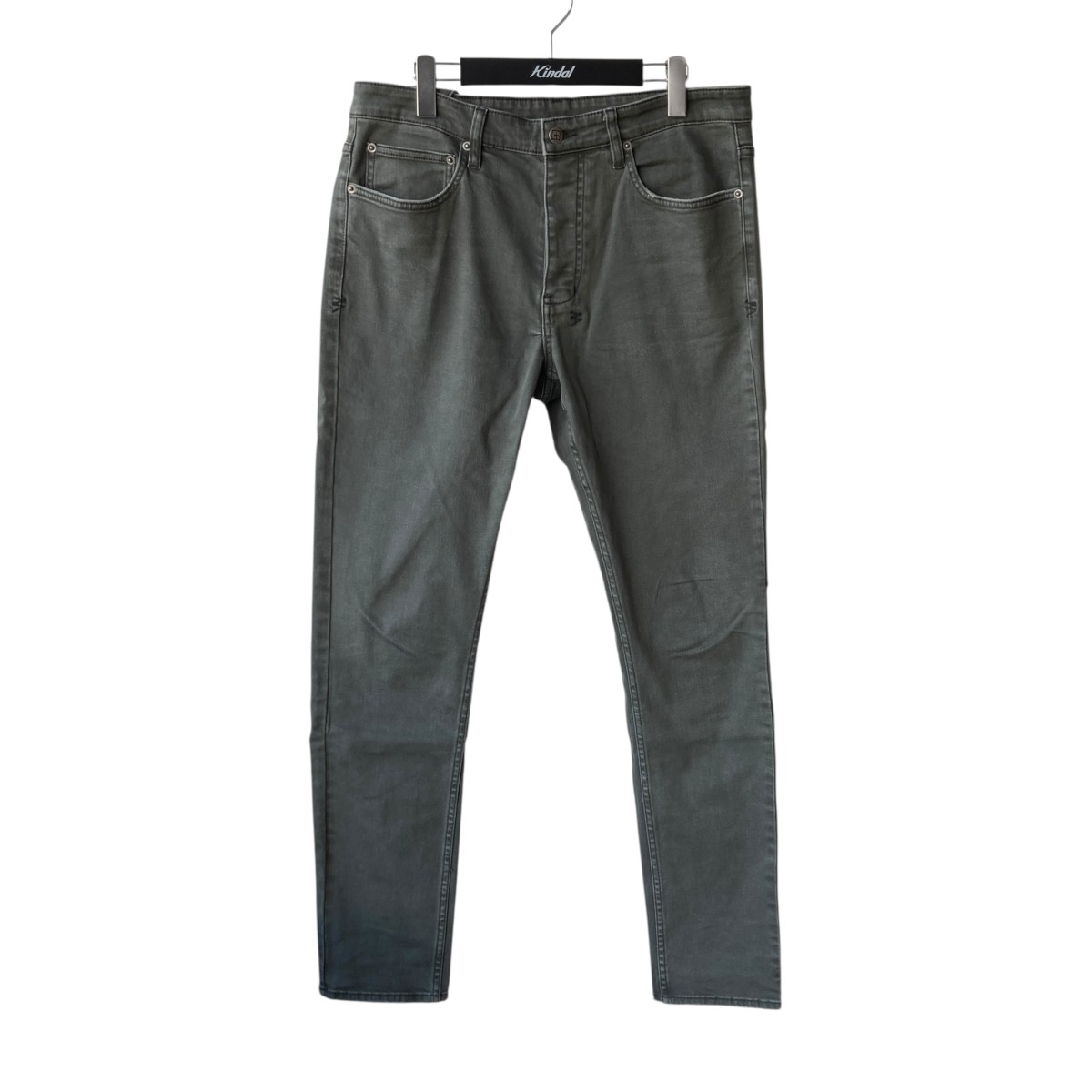 Ksubiスキニーデニム32 KSUBI スビ ストレッチ ブラックデニムパンツ スキニー 加工