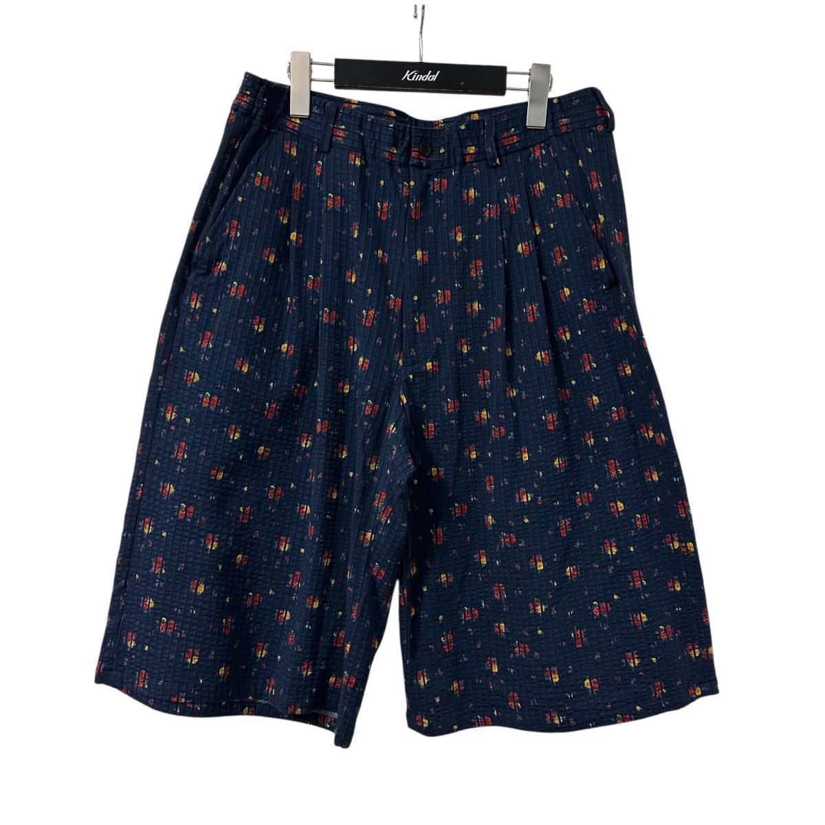 【中古】\u003cBR\u003eKANEMASA PHIL．\u003cBR\u003e36G Linen Sucker Flower Easy Shorts 花柄二分の一ズボン下 KM25S 040P 米国海軍 大きさ：M\u003cBR\u003e【必要経費思いかえす】