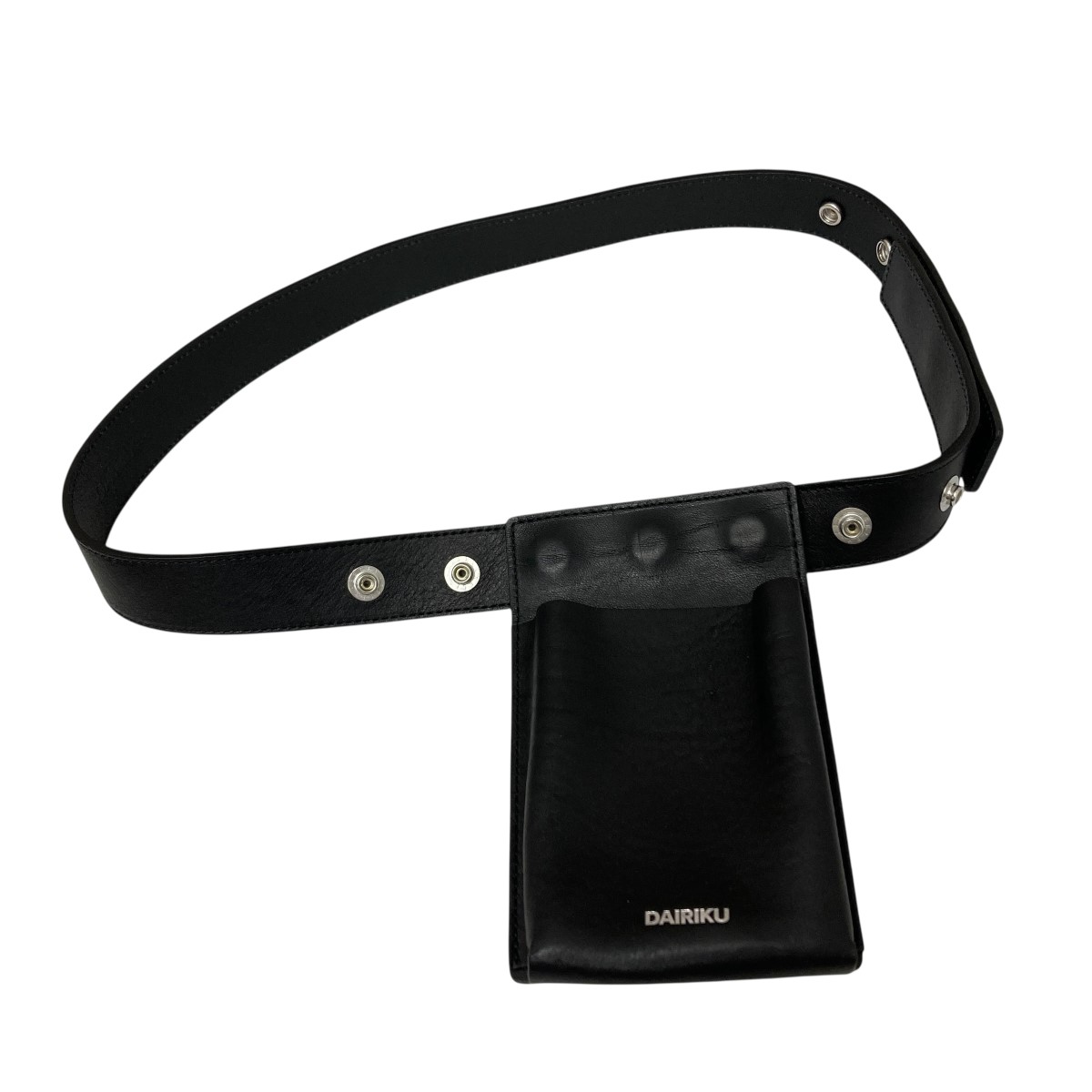【中古】 DAIRIKU ポーチ付きスナップベルト ブラック サイズ：- 【価格見直し】