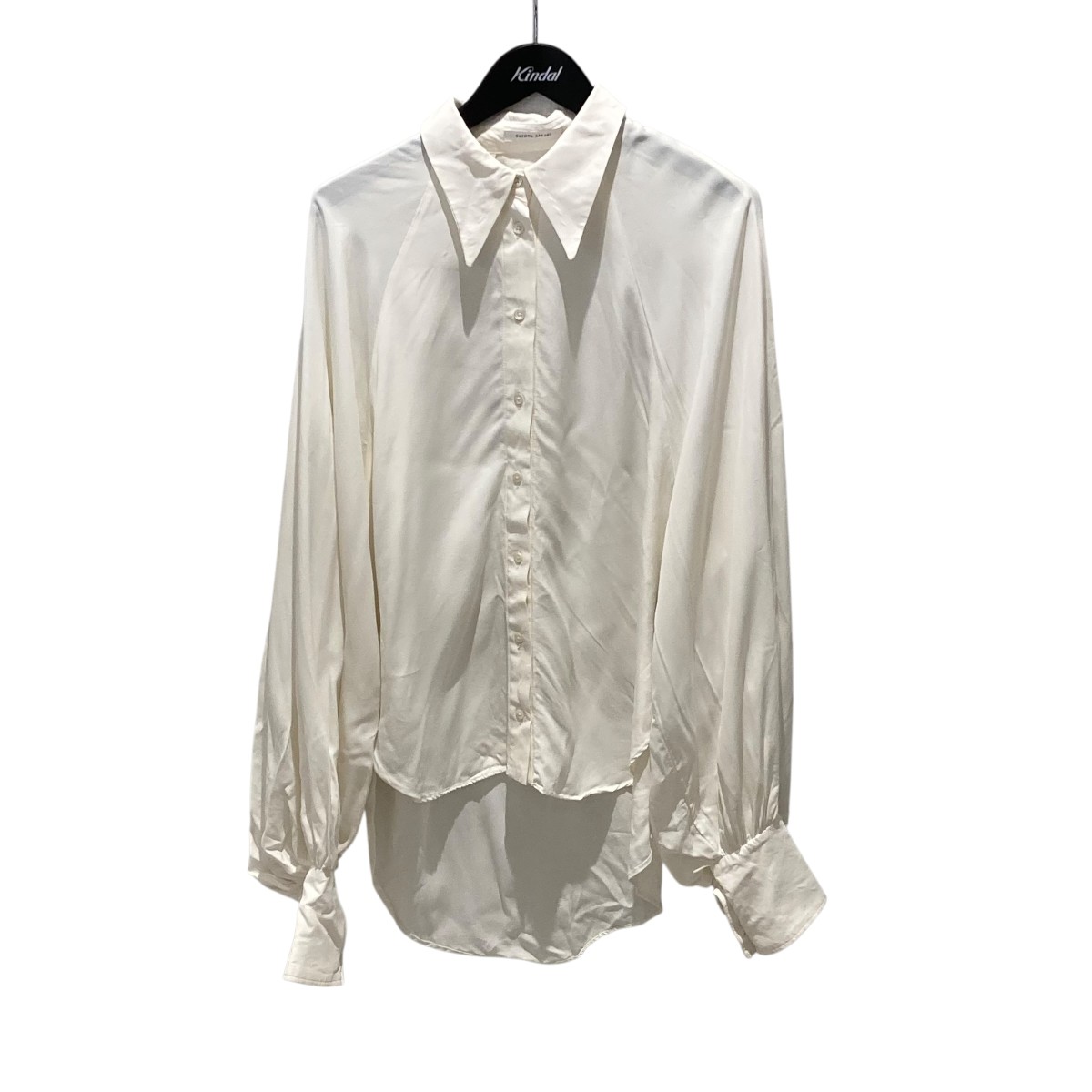 【中古】 SATORU SASAKI 21AW ISETAN SALONE別注 レーヨンロングスリーブシャツ SS22-SH02-103 ホワイト サイズ：2 【価格見直し】